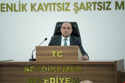 SEYDİKEMER BELEDİYE MECLİSİ TEMMUZ AYI TOPLANTISINDA ŞEHİTLER DUALARLA ANILDI